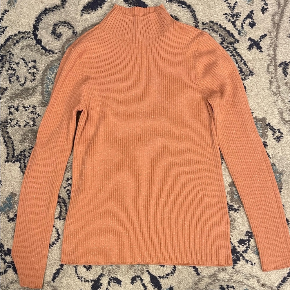 Ribbed Turtleneck Sweater